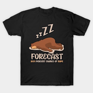 Forecast 100 Percent Chance Of Nope T-Shirt